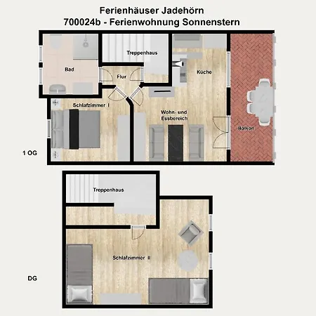 아파트 Ferienhaeuser Jadehoern Sonnenstern 방어로게